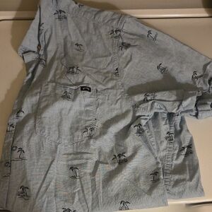 Billabong Light Blue Casual Button Down Shirt
